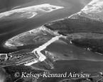Chatham -- 1957--Morris Island Dike construction  B&W
